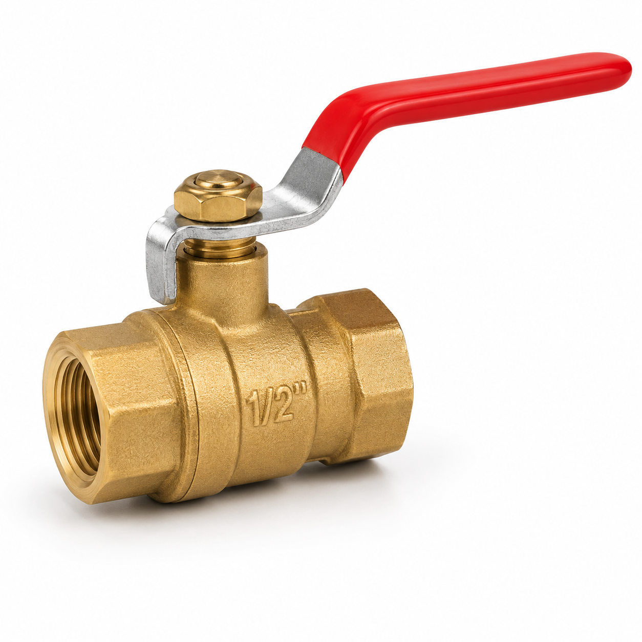 FORGED BRASS BALL VALVE 1/2 INCH 15 MM FEMALE THREAD