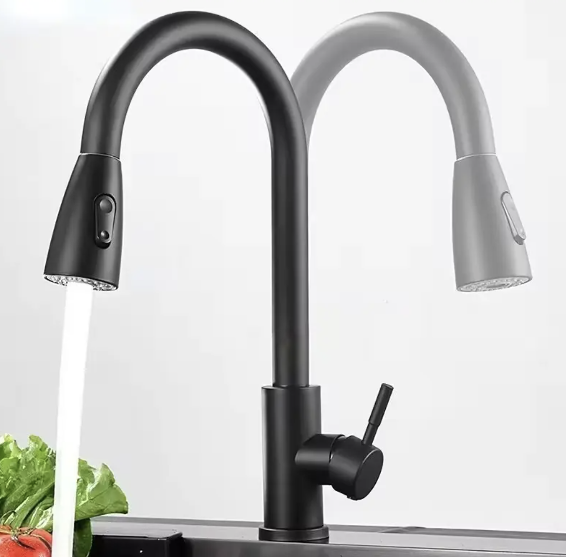 Triand Single Lever Hot and Cold Mixture Tap for Kitchen Faucets Water tap Modern Kitchen taps Pull Out Sprayer Kitchen